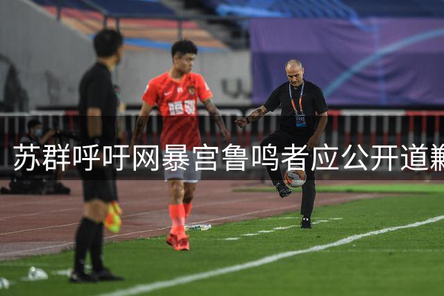 苏群呼吁网暴宫鲁鸣者应公开道歉